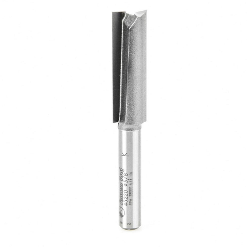 Amana Tool. Straight Plunge Router Bit | 2 Flute | Various Dia x 1 1⁄4 x 1⁄4" Shank | 45220