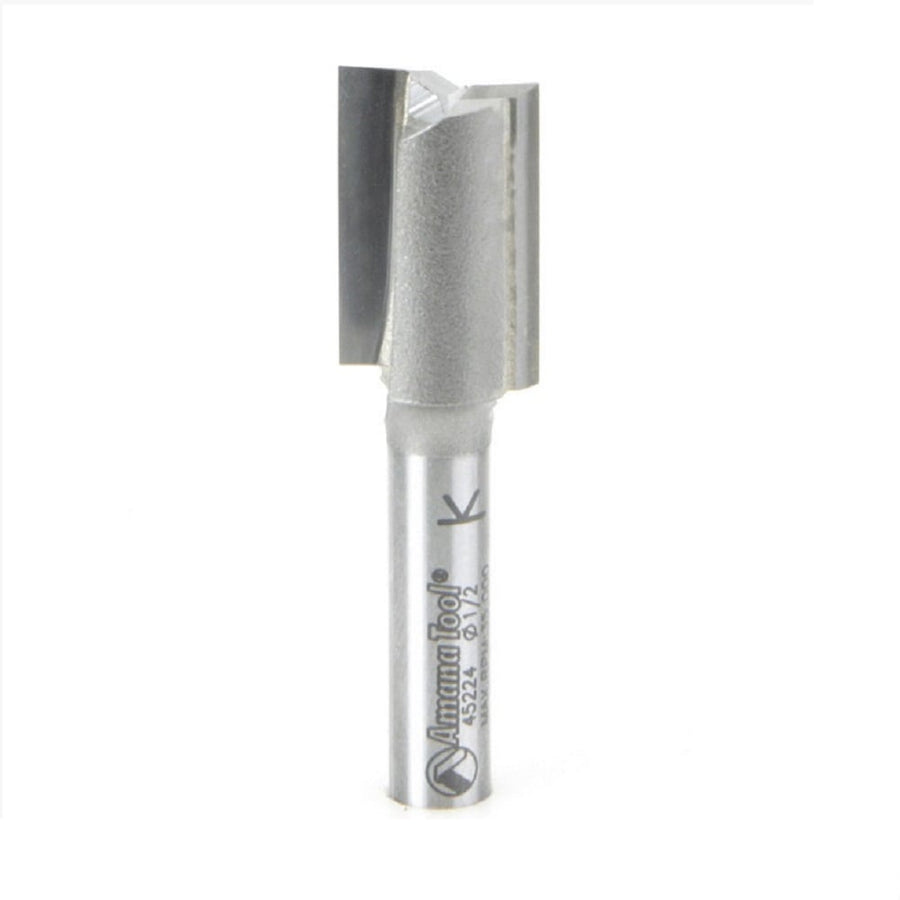 Amana Tool. Straight Plunge Router Bit | 2 Flute | Various Dia x 3⁄4 x 1⁄4" Shank | 45216 