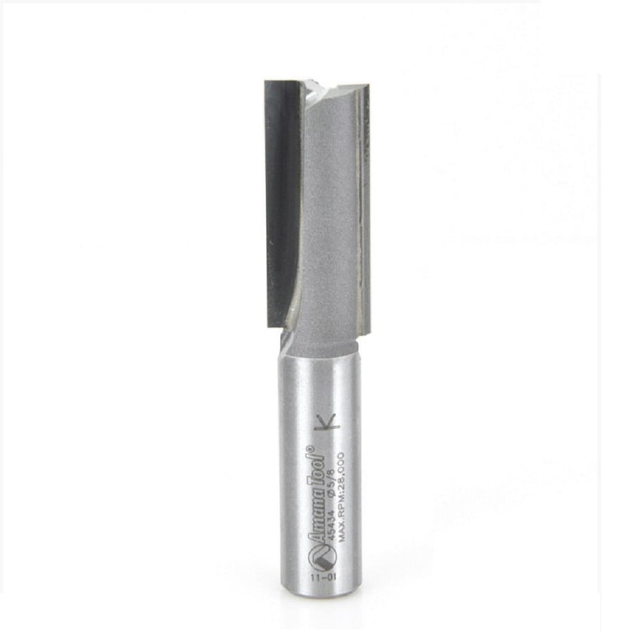 Amana Tool. Straight Plunge Router Bit | 2 Flute | Various Dia x 1 1⁄2 x 1⁄2" Shank | 45434