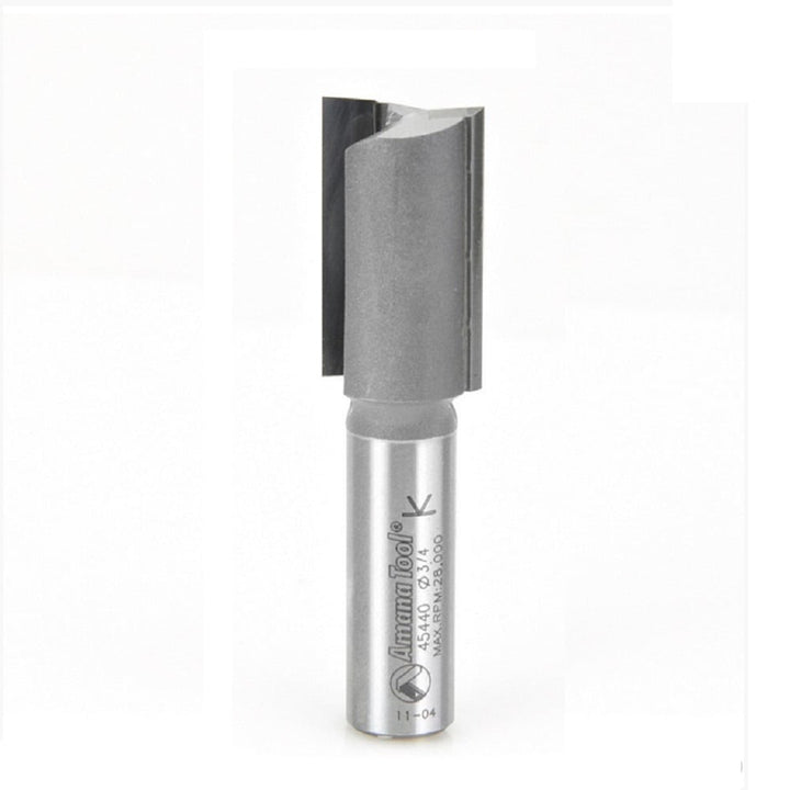 Amana Tool. Straight Plunge Router Bit | 2 Flute | Various Dia x 1 1⁄4 x 1⁄2" Shank | 45440 