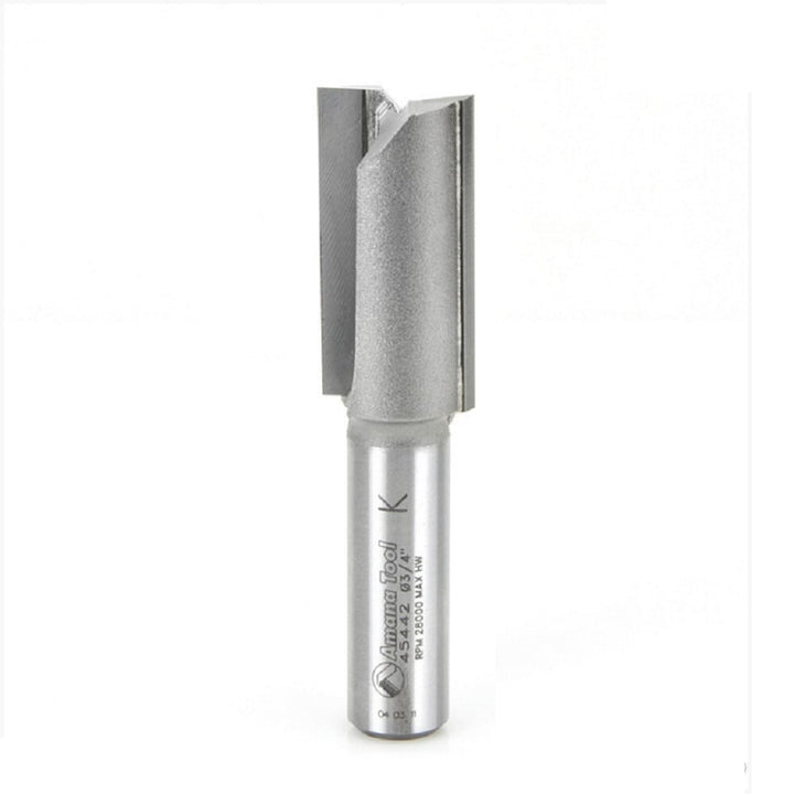 Amana Tool. Straight Plunge Router Bit | 2 Flute | Various Dia x 1 1⁄2 x 1⁄2" Shank | 45442 