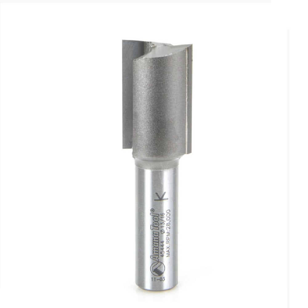 Amana Tool. Straight Plunge Router Bit | 2 Flute | Various Dia x 1 1⁄4 x 1⁄2" Shank | 45444 