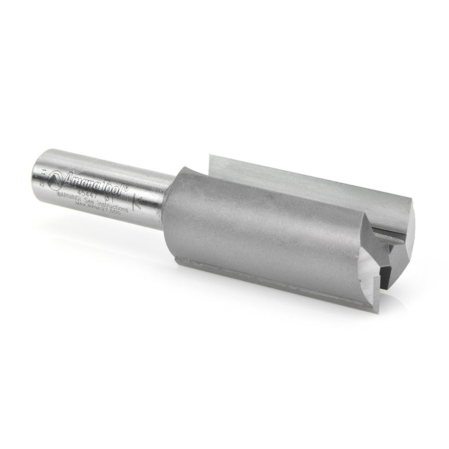 Amana Tool. Straight Plunge Router Bit | 2 Flute | Various Dia x 2" x 1⁄2 Shank | 45447 