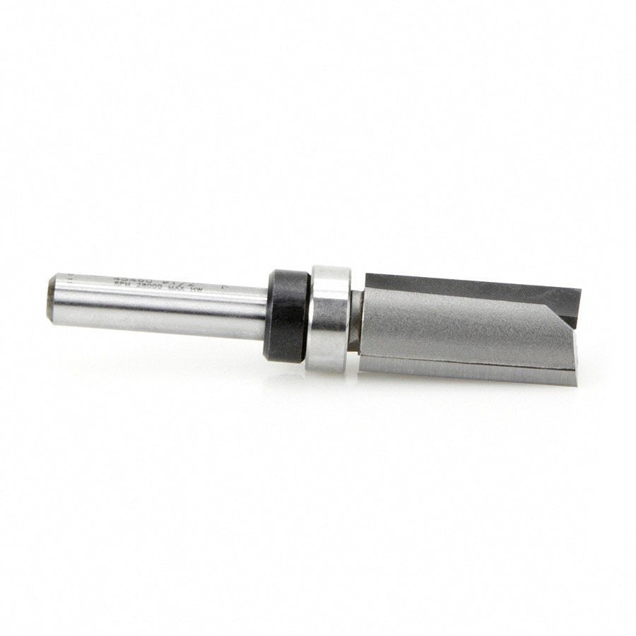 Amana Tool. Flush Trim Plunge Router Bit | Various Dia x 1" x 1⁄4 Shank with Upper BB | 45460 