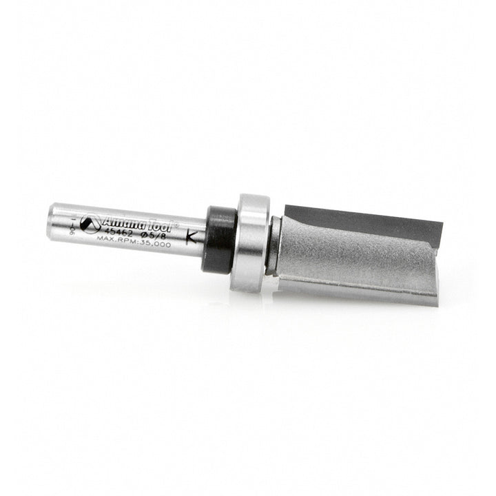 Amana Tool. Flush Trim Plunge Router Bit | Various Dia x 1" x 1⁄4 Shank with Upper BB | 45462 