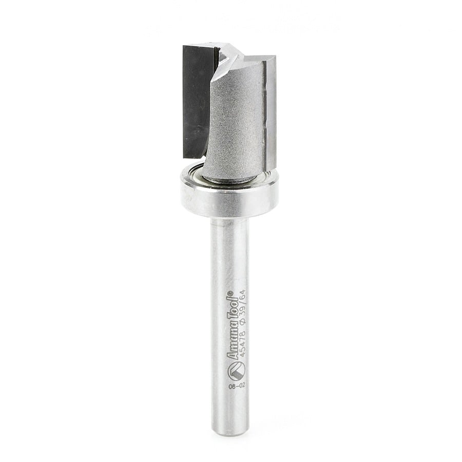 Amana Tool. Flush Trim Plunge Router Bit | Various Dia x 3⁄4 x 1⁄4 Shank | Keller | 45478 