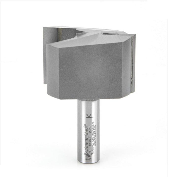 Amana Tool. Straight Plunge Router Bit | 2 Flute | Various Dia x 1 1⁄4 x 1⁄2" Shank | 45480