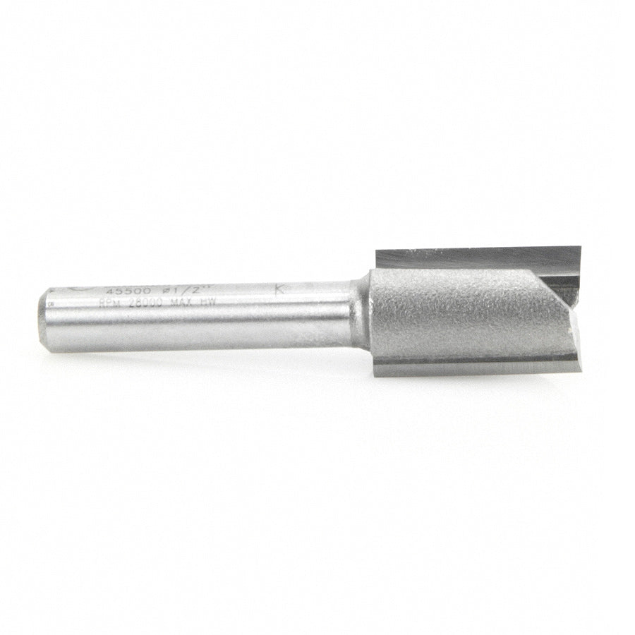 Amana Tool. Mortising Straight Plunge Router Bit | 2 Flute | Various Dia x 3⁄4 x 1⁄4" Shank | 45500 