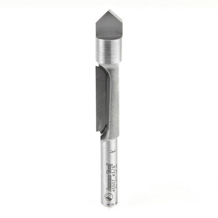 Amana Tool. Concave Grind Router Bit | 3⁄8 Dia x 1" x 1⁄4 Shank | 45507 