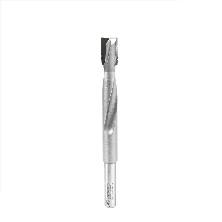 Amana Tool. Mortising Straight Plunge Router Bit | 2 Flute | Various Dia x 1 x 1⁄2"Shank | 45542 