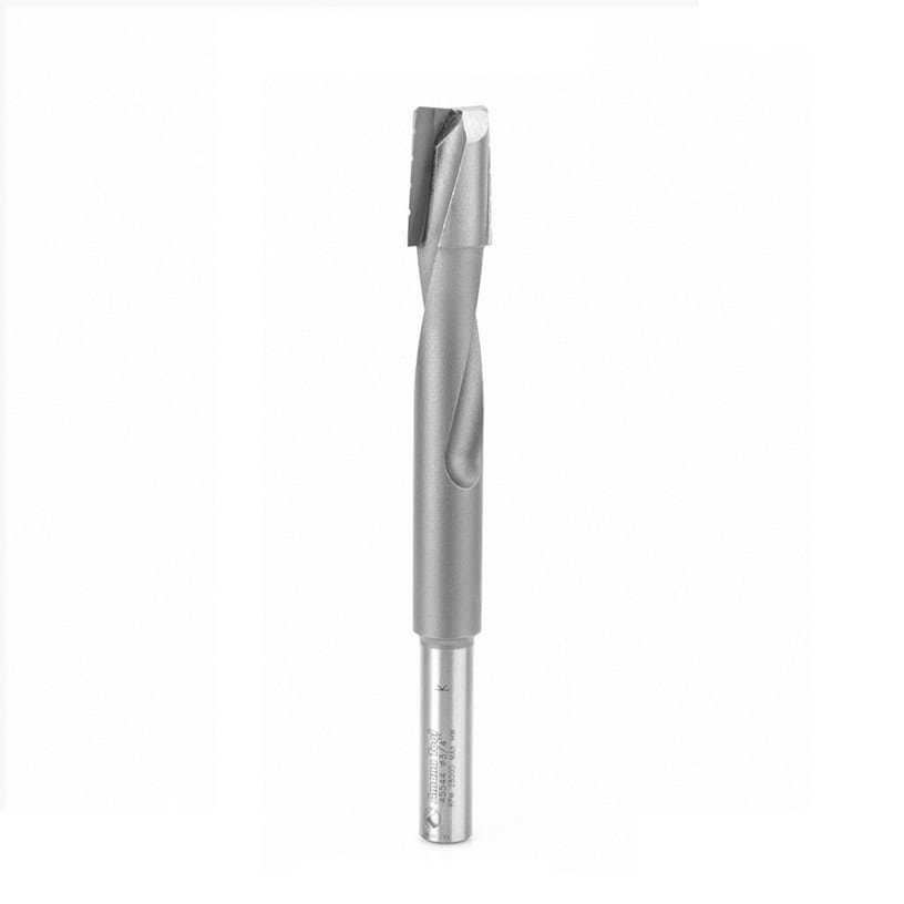 Amana Tool. Mortising Straight Plunge Router Bit | 2 Flute | Various Dia x 1 x 1⁄2"Shank | 45544 