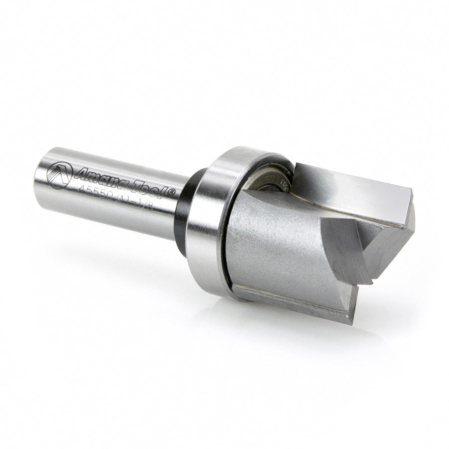 Amana Tool. Flush Trim Plunge Router Bit | Various Dia x 1 x 1⁄2"Shank with Upper BB | 45550 