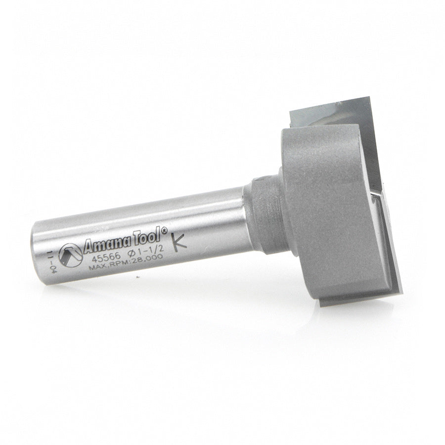 Bottom Cleaning Router Bit | 2 Flute | 1 1⁄2 Dia x 5⁄8 x 1⁄2