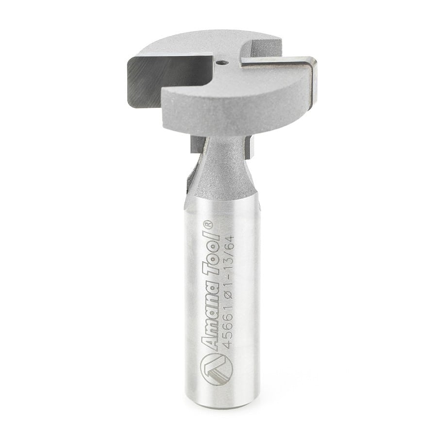 T-Slot Rounded Edge Router Bit | 1 13⁄64 Dia x 43⁄64 x 1⁄2