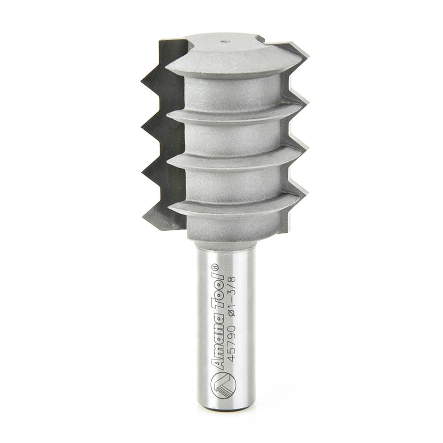 Amana Tool. Raised Panel 'V' Joint Router Bit | 80°x 1 3⁄8 Dia x 1 37⁄64 x 1⁄2" Shank | 45790 