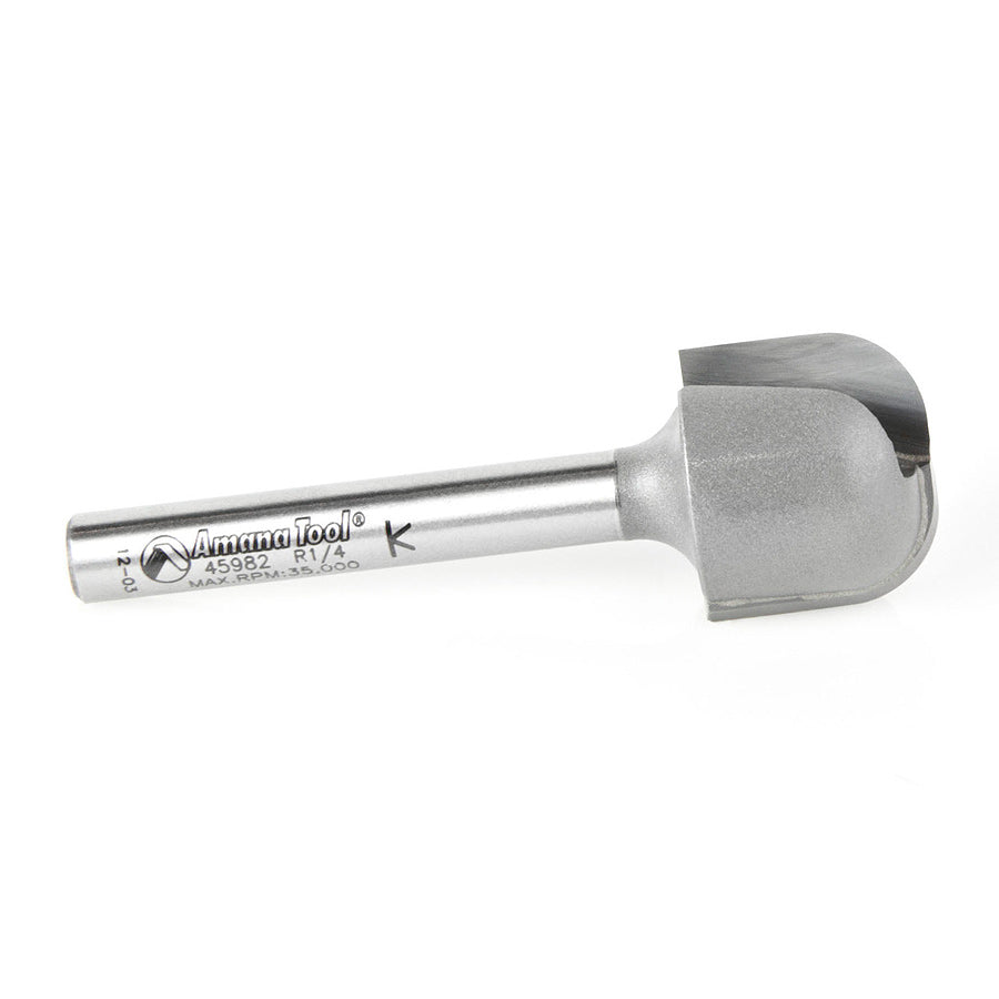 Bowl Router File Bowl & Tray Router Bit | 1⁄4 Radius x 3⁄4 Dia x 5⁄8 x 1⁄4