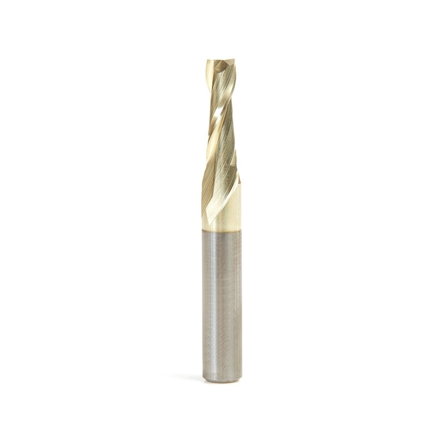 Amana Tool. Spiral Composite Up-Cut CNC Router Bit | 3⁄16 Dia x 5⁄8 x 1⁄4 Shank x 2" Long | 46042 