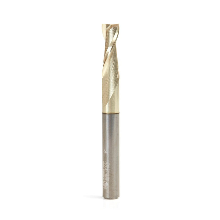 Amana Tool. Spiral Composite Up-Cut CNC Router Bit | 1⁄4 Dia x 3⁄4 x 1⁄4 Shank x 2 1⁄2" Long | 46043 