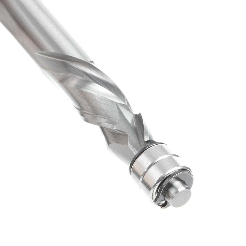 Amana Tool. Compression Spiral with Double BB | 1⁄2 Dia x 1 1⁄4 x 1⁄2" Shank | 46192