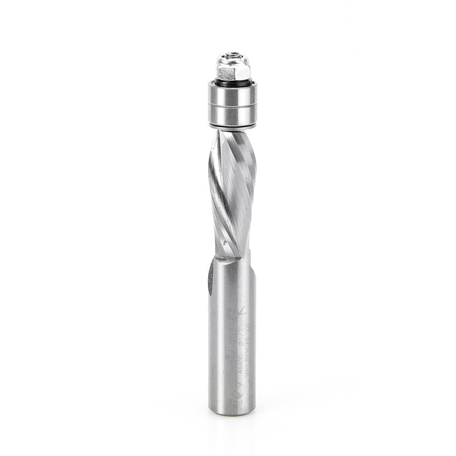 Amana Tool. UltraTrim Spiral Router Bit | 1⁄2 Dia x 1 1⁄4 x 1⁄2" Shank | Down-Cut | 46400 