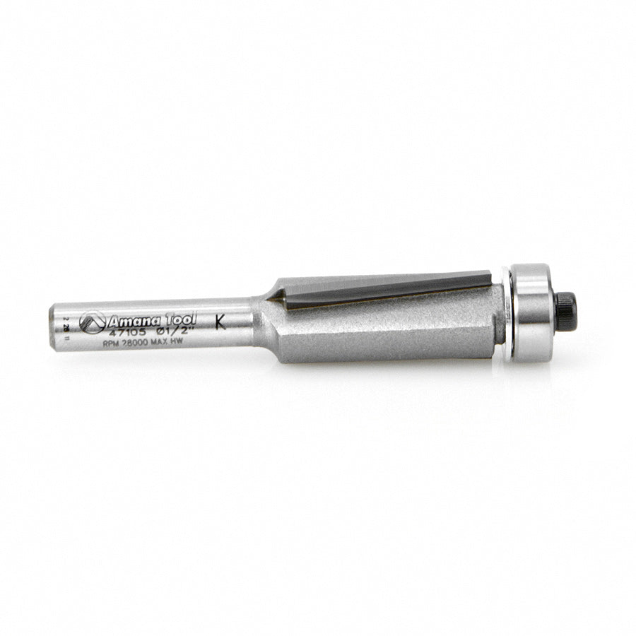 Amana Tool. Carbide Tipped Dynabit Laminate Flush Trim Down-Shear Router Bit 