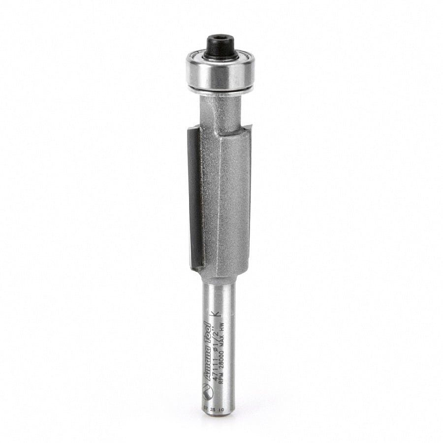 Amana Tool. Dynabit Laminate Trim Router Bit | 1⁄2 Dia x 1" x 1⁄4 Shank | 47111 