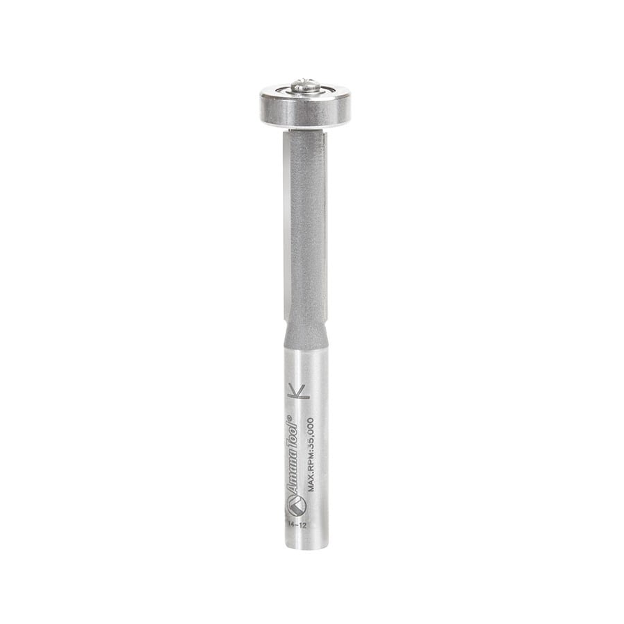 Amana Tool. Overhang Trim Router Bit | 1⁄8 Overhang x 1⁄4 Dia x 1 x 1⁄4" Shank | 47189 