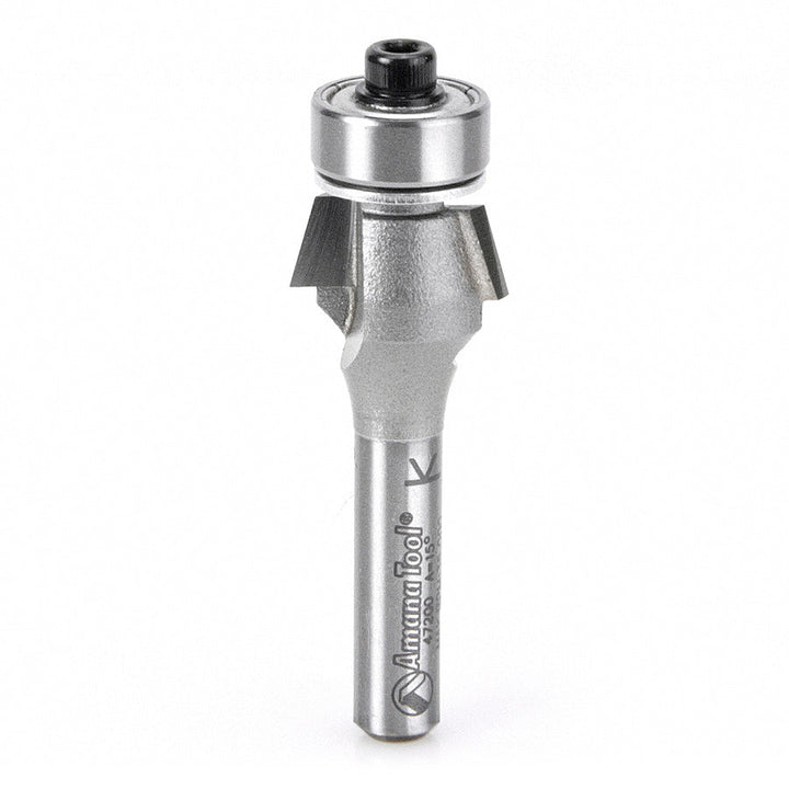 Amana Tool. Carbide Tipped Bevel Laminate Trim Router Bit | 2 Flute | 47200