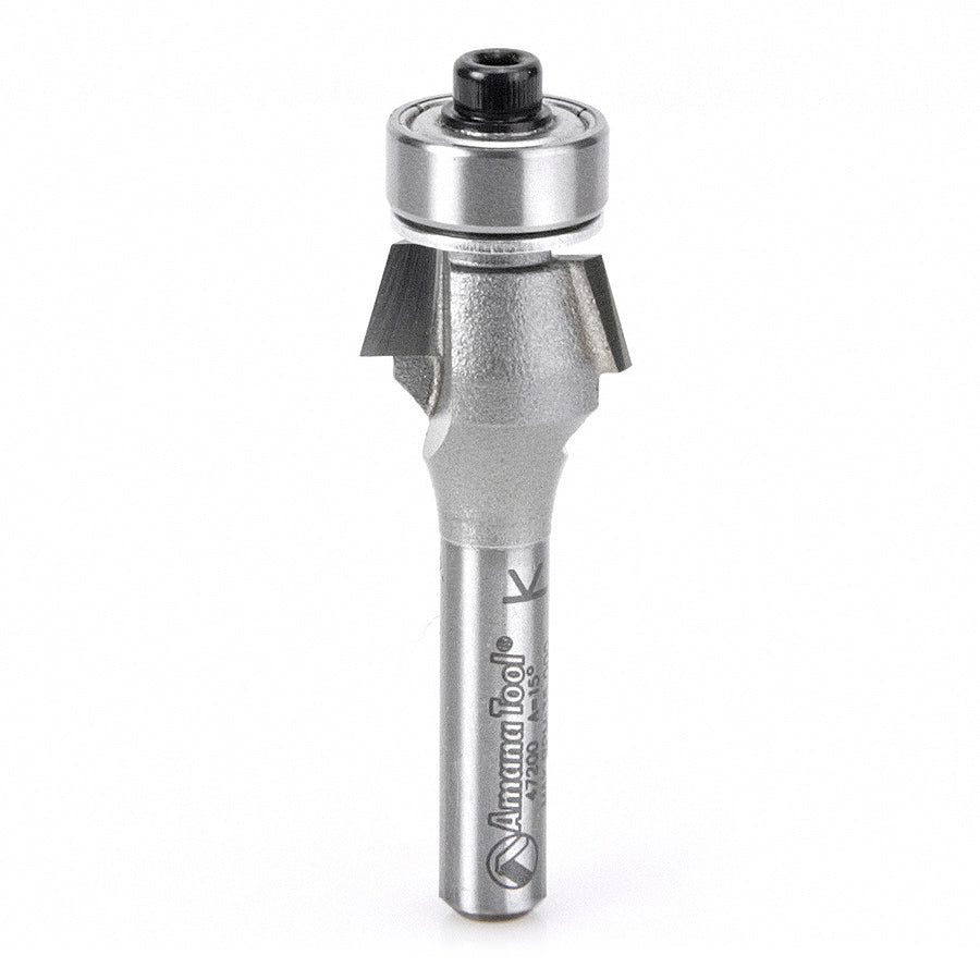 Amana Tool. Carbide Tipped Bevel Laminate Trim Router Bit | 2 Flute | 47200