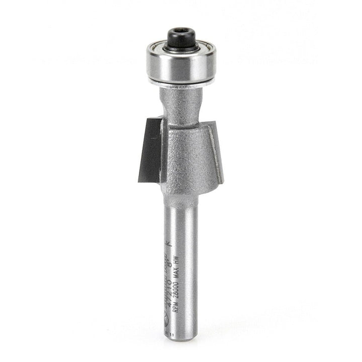 Amana Tool. Bevel Trim Router Bit | 8°x 5⁄8 Dia x 1⁄4 x 1⁄4" Shank | 47210 