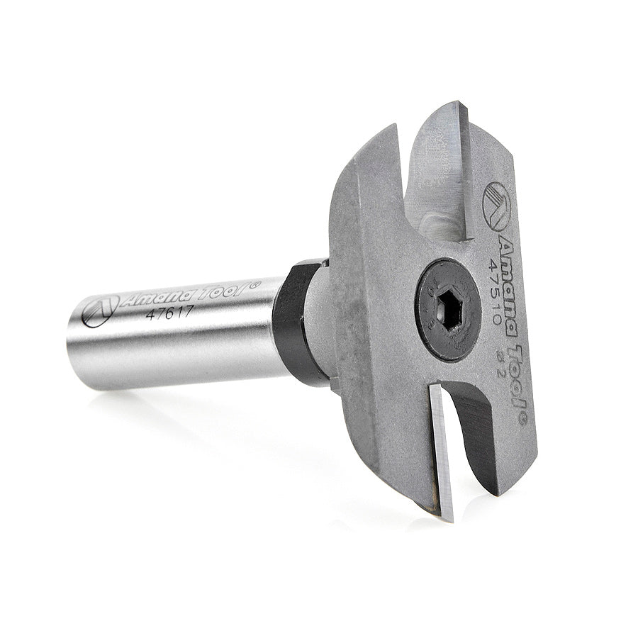 Amana Tool. Cope Cutter with Stub Spindle Router Bit | 11⁄32 Radius x 2" Dia x 5⁄8 x 1⁄2 Shank | 47511 