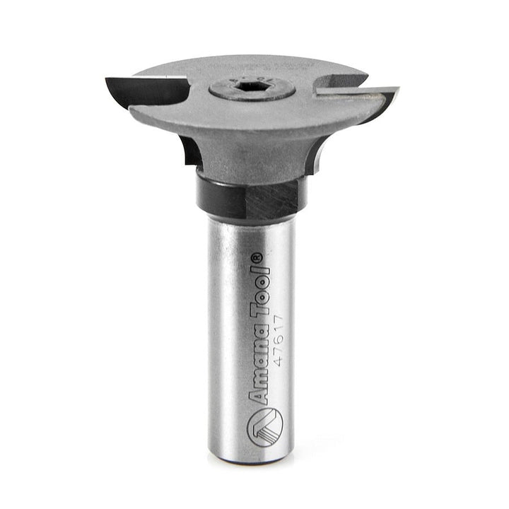 Amana Tool. Cope Cutter with Stub Spindle Router Bit | 1⁄4 Radius x 1 5⁄8 Dia x 3⁄8 x 1⁄2" Shank | 47515 