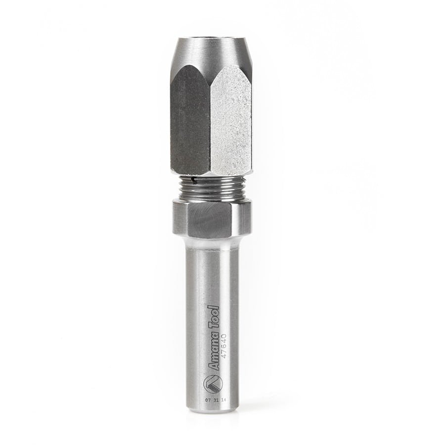 Amana Tool. Extension Adapter | 1⁄2" Adapter | for 1⁄4" Shank CNC Router Bits | 47640 