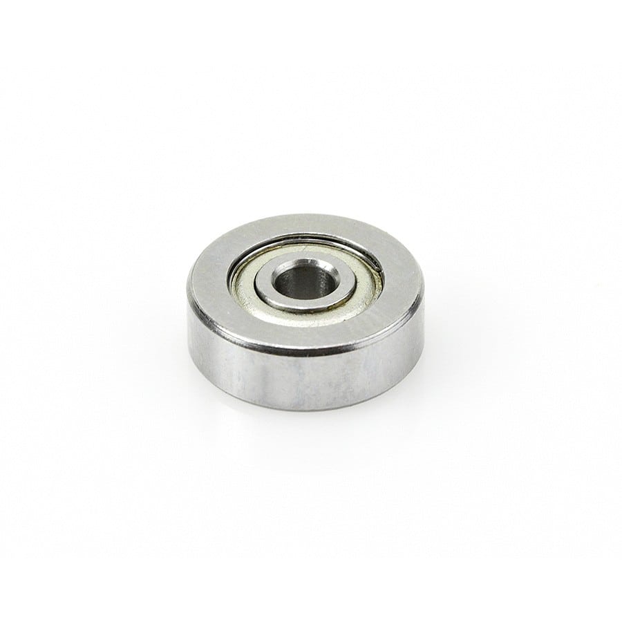 Amana Tool. Steel Ball Bearing Guide | 1⁄2 Overall Dia x 1⁄8 Inner Dia x 11⁄64 Height | 47700 