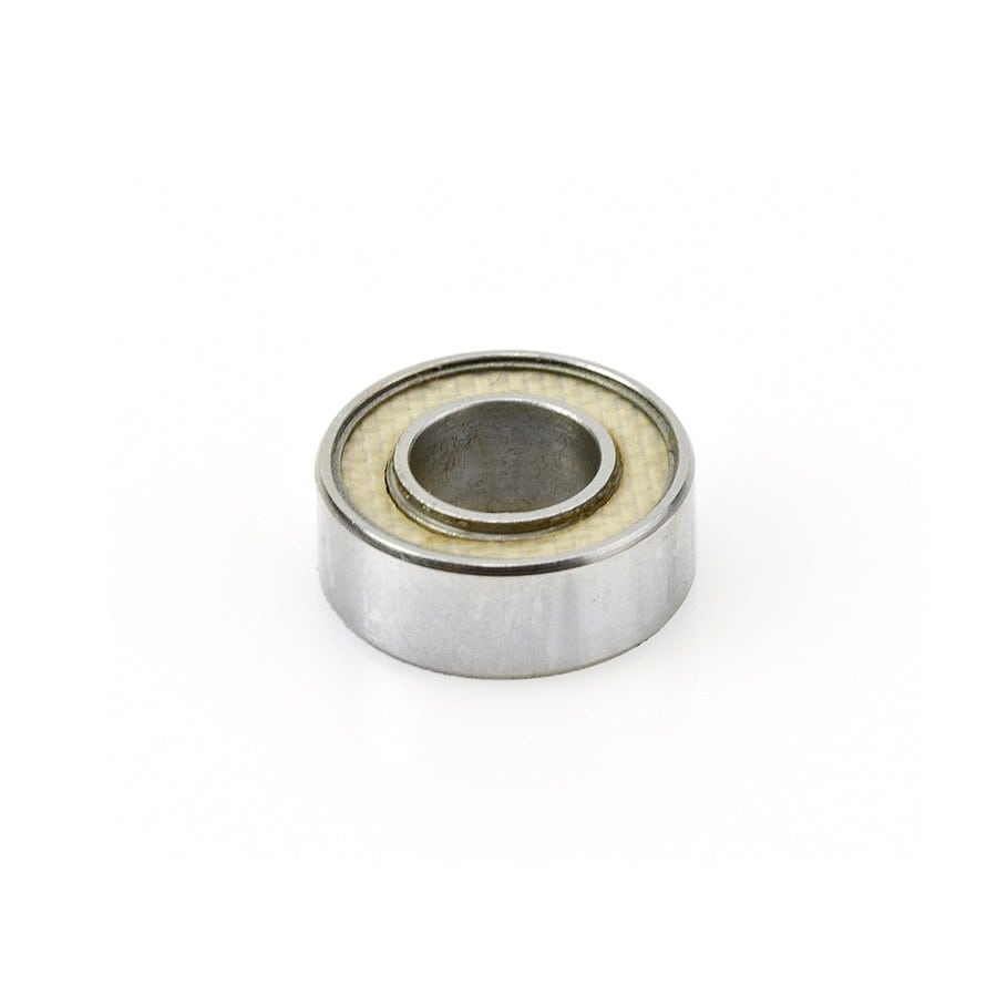 Amana Tool. Steel Ball Bearing Guide | 1⁄2 Overall Dia x 1⁄4 Inner Dia x 3⁄16 Height with Teflon | 47701-HP