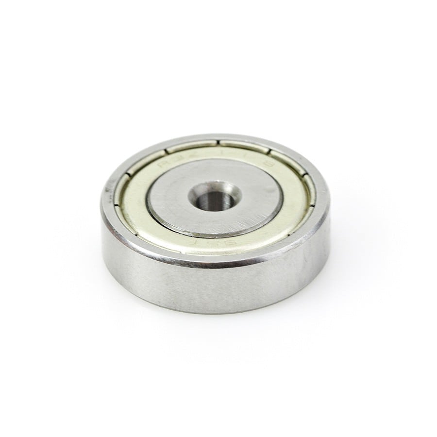 Amana Tool. Steel Ball Bearing Guide | 1 1⁄8 Overall Dia x 3⁄16 Inner Dia x 5⁄16 Height | 47743 