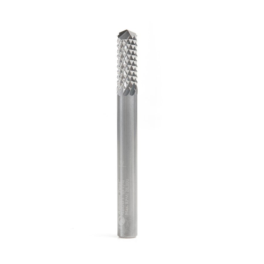 Drill Point Fiberglass & Composite Cutting CNC Router Bit | 135° 1⁄4 D ...