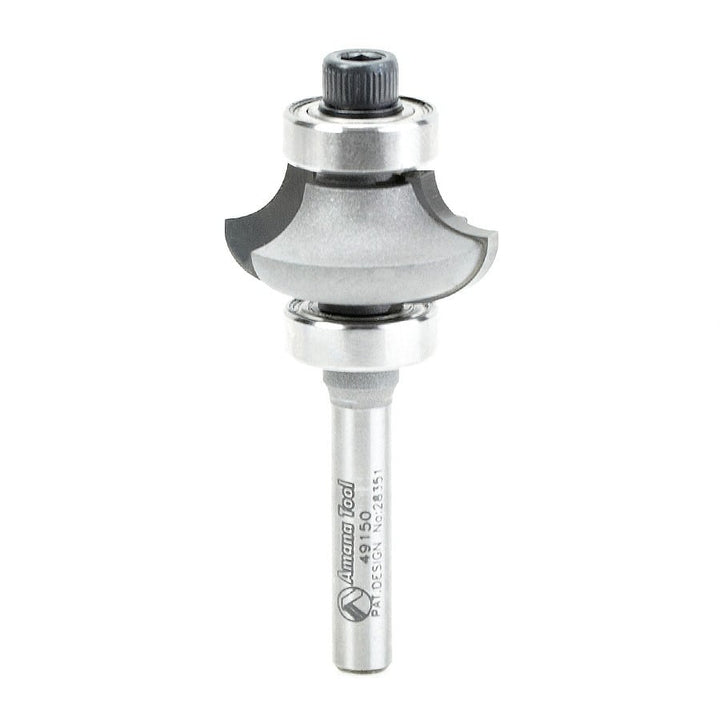 Amana Tool. Matching Corner Round⁄Cove Router Bit | 1⁄4 Radius x 1 1⁄8 Dia x 17⁄32 x 1⁄4 Shank | 49150 