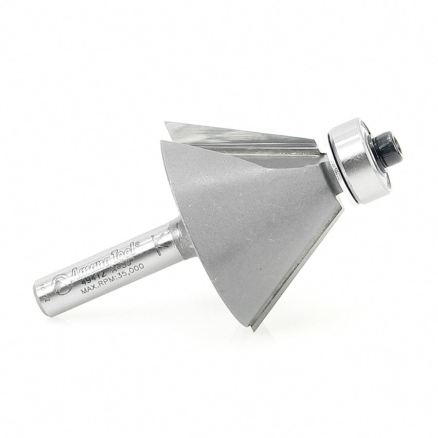 Micro Chamfer Router Bit Chamfer Router Bit | 30 Degree x 1 3⁄8 Dia x 13⁄16 x 1⁄4