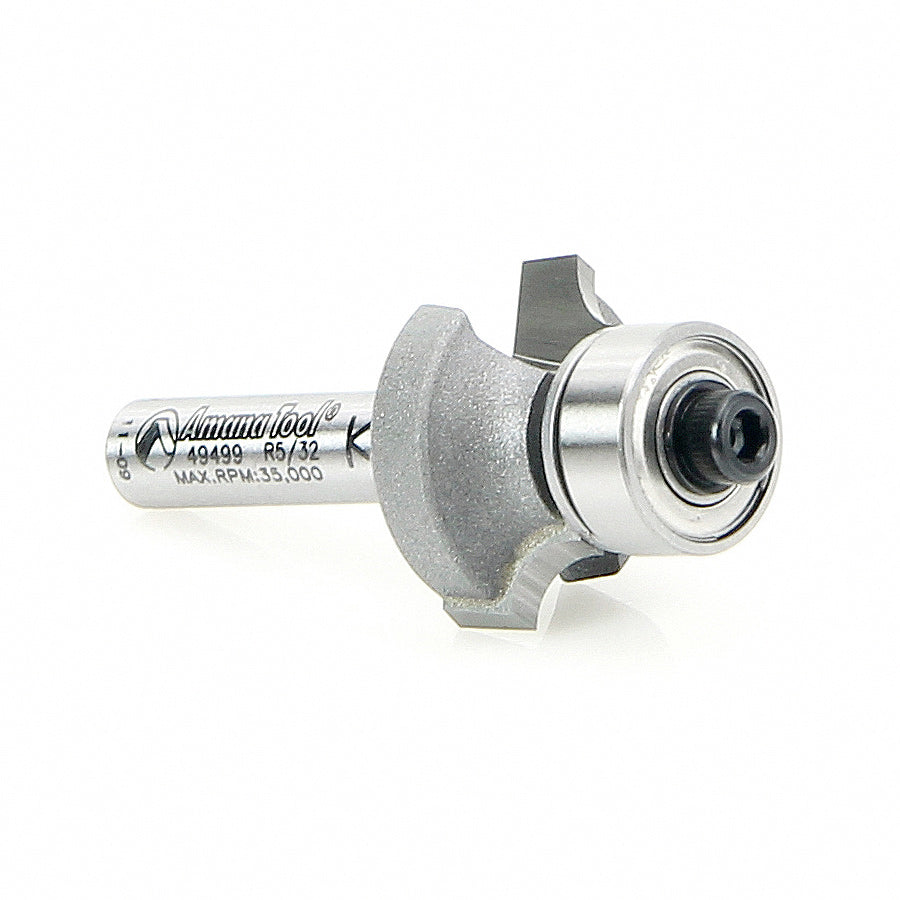 Mantissa Rounding Guard Bit Corner Rounding Router Bit | 5⁄32 Radius x 3⁄4 Dia x 3⁄8 x 1⁄4