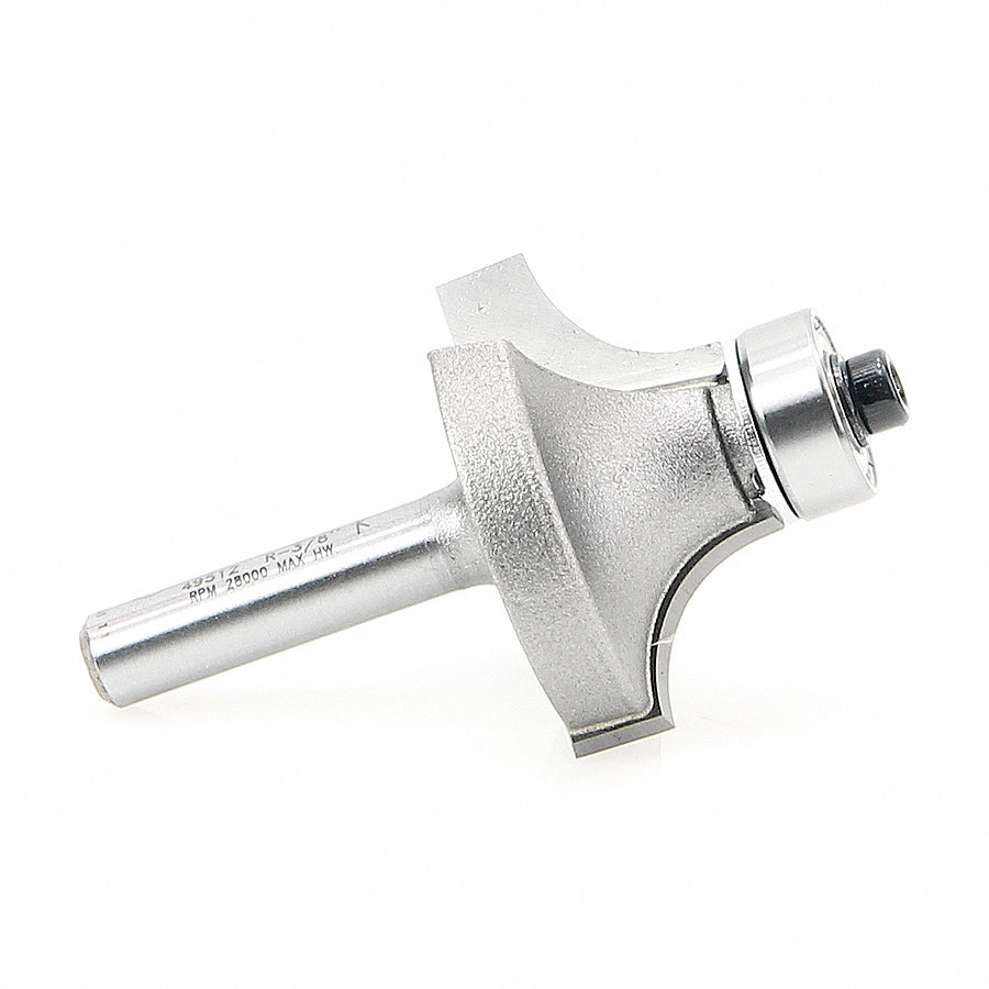 Amana Tool. Corner Rounding Router Bit | 3⁄8 Radius x 1 1⁄4 Dia x 5⁄8 x 1⁄4"Shank | 49512 