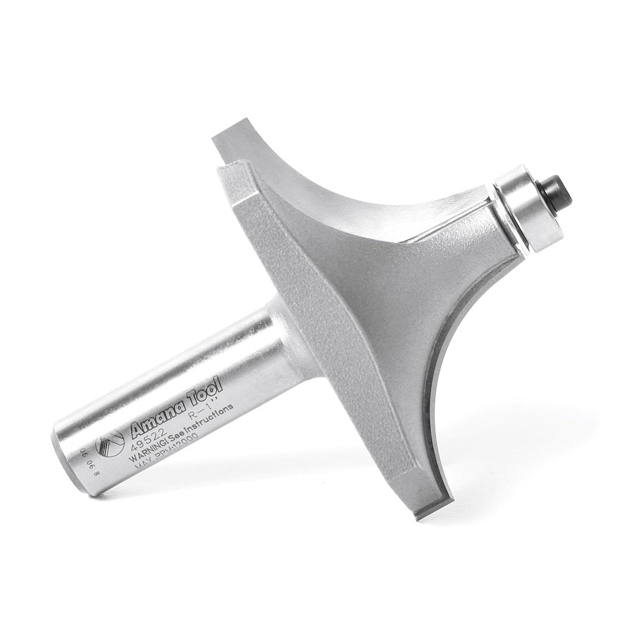 Mantissa Rounding Guard Bit Corner Rounding Router Bit | 1 Radius x 2 1⁄2 Dia x 1 1⁄4 x 1⁄2
