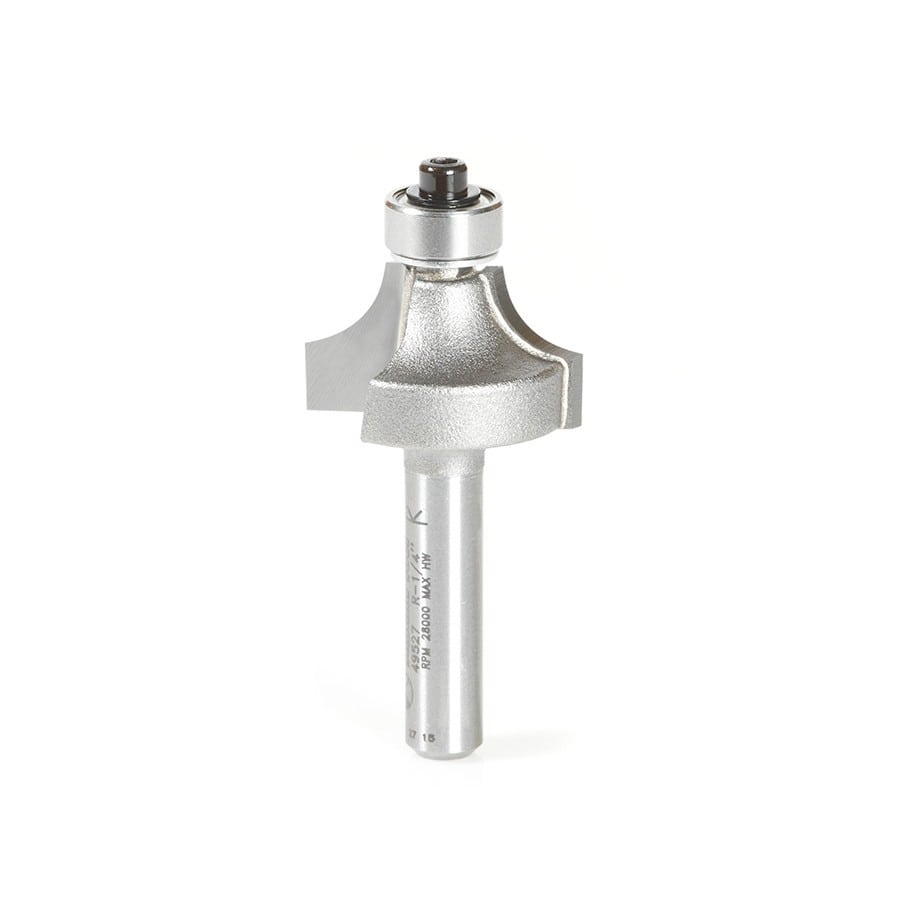 Amana Tool. Corner Rounding Router Bit | 1⁄4 Radius x 7⁄8 Dia x 1⁄2 x 1⁄4"Shank | 49527