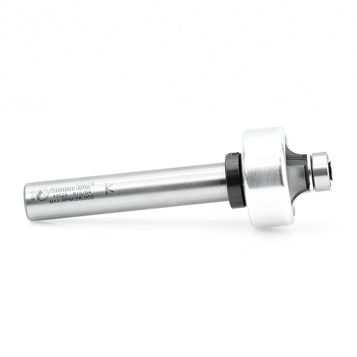 Amana Tool. Corner Rounding Router Bit 3D | 1⁄4 Radius X 1 7⁄16 Dia x 13⁄32 x 1⁄2"Shank | 49529 