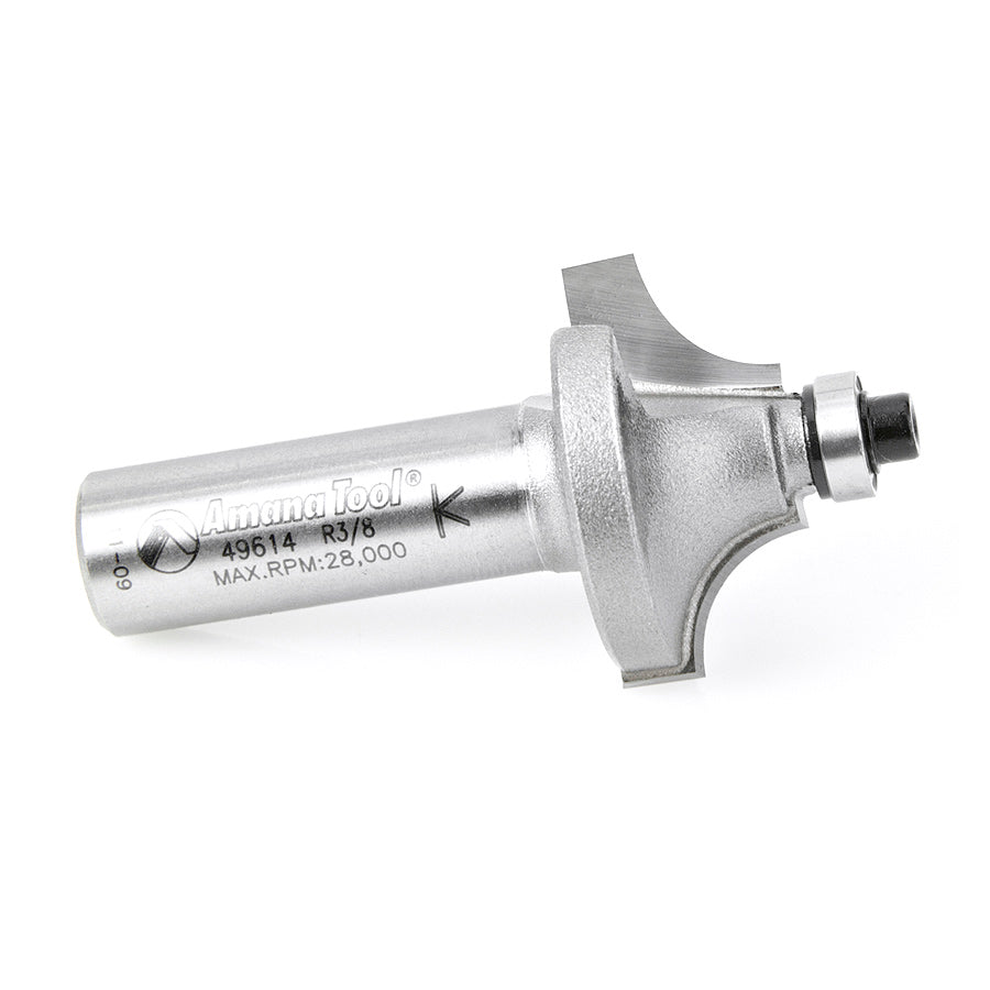 Beading Router Bit | 3⁄8 Radius x 1 1⁄4 Dia x 5⁄8 x 1⁄2