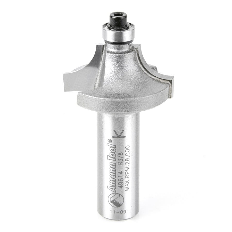 Beading Router Bit | 3⁄8 Radius x 1 1⁄4 Dia x 5⁄8 x 1⁄2