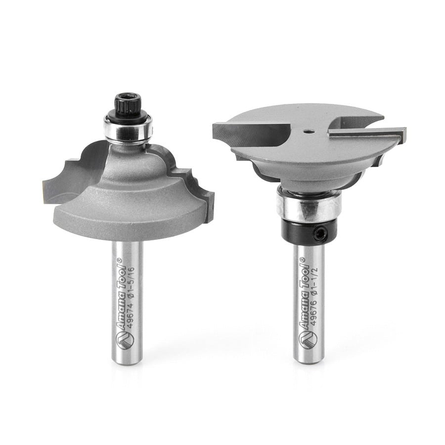 Classical Stile & Rail Router Bit | 2 Piece 3⁄16 Radius Set | 49677 ...