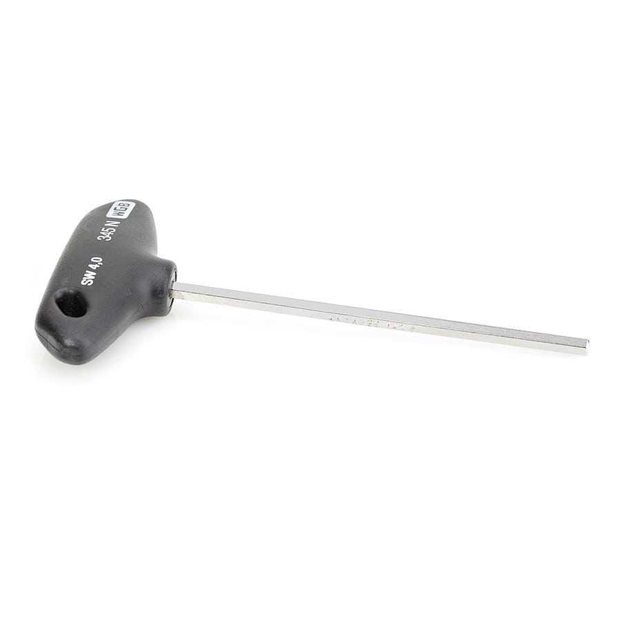 Amana Tool. Hex Keys⁄ 'T'-Handle | 4mm for Insert Cutterheads | 5014 