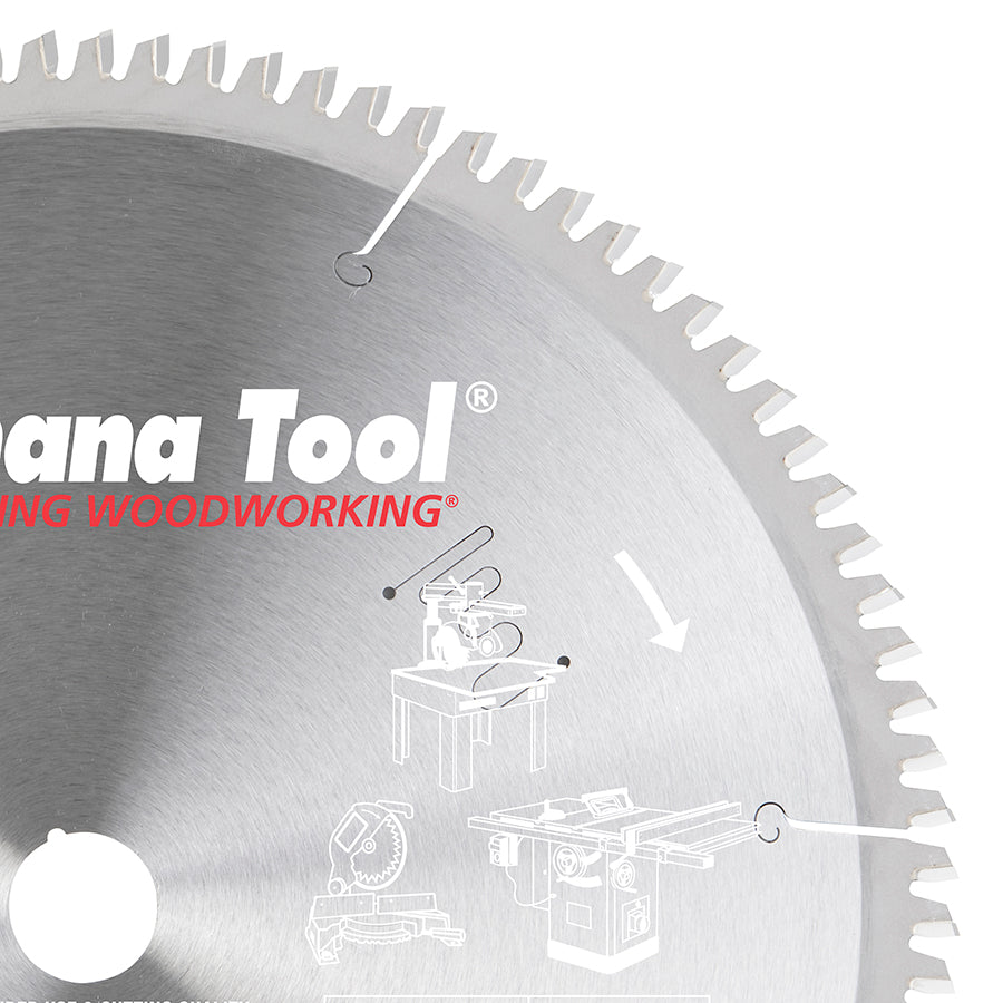 Amana Tool. Thin Aluminum Non-Ferrous Metal Cutting Blade - 12" Dia x 96T TCG - 6° | 512961