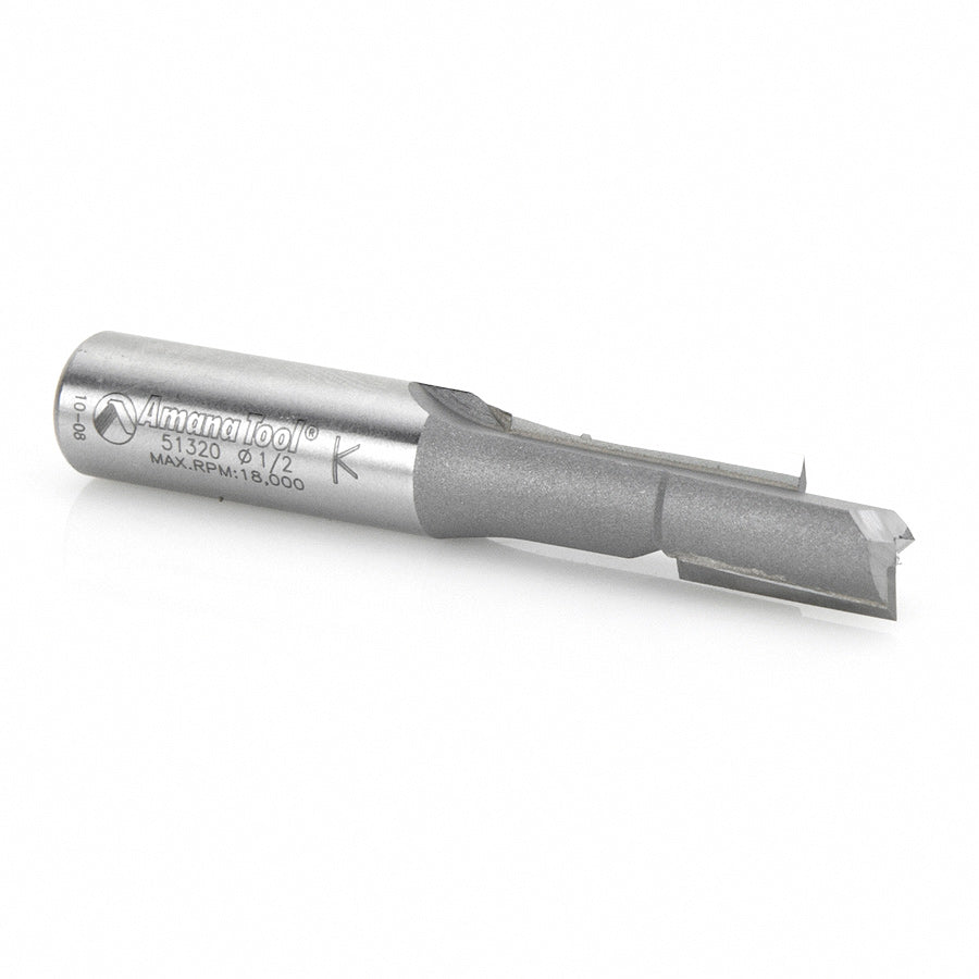 Amana Tool. Opposite Shear Staggered Shear Tooth Plunge | 1⁄2 Dia x 1 1⁄2" x 1⁄2 Shank | 51320 